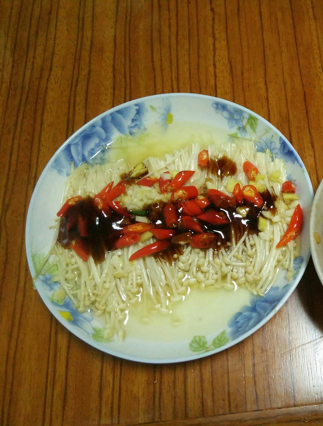 油泼金针菇