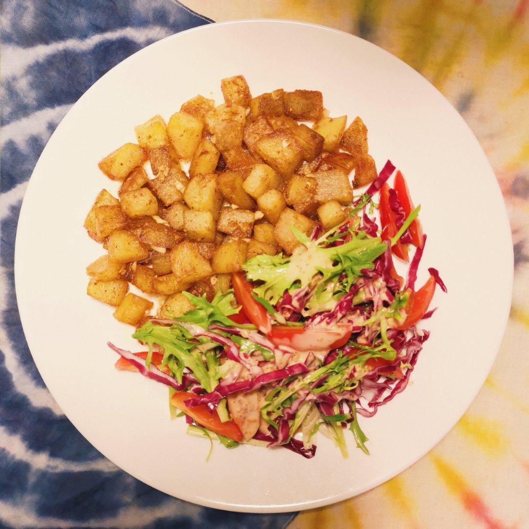 孜然椒盐小土豆