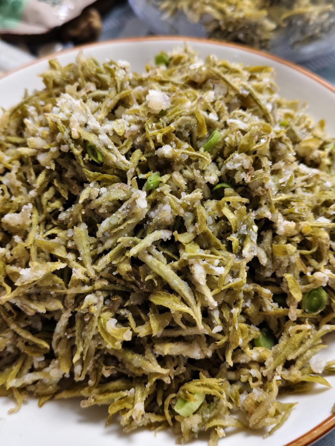 蒸柳芽麦饭的做法