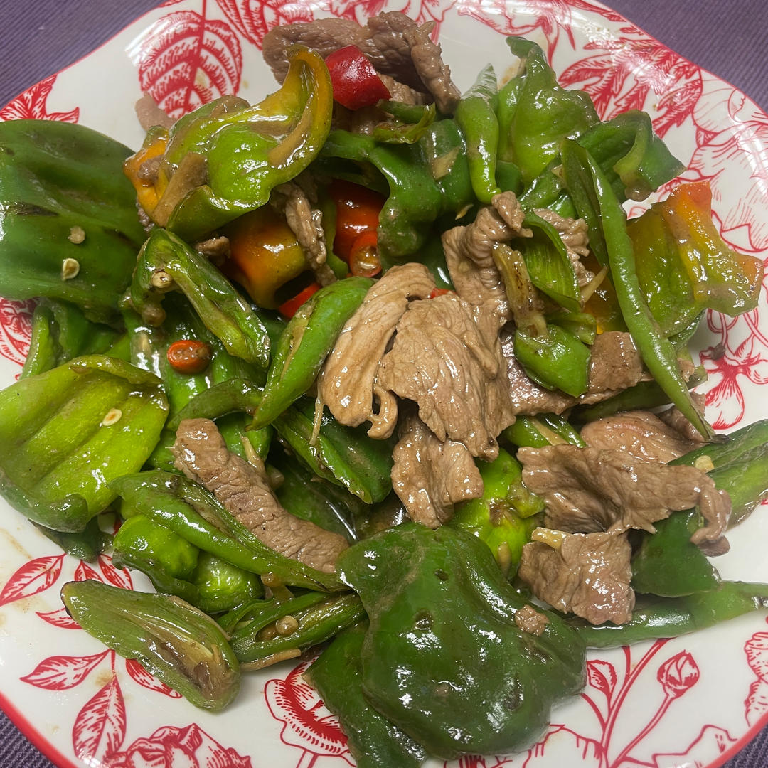 青椒炒牛肉