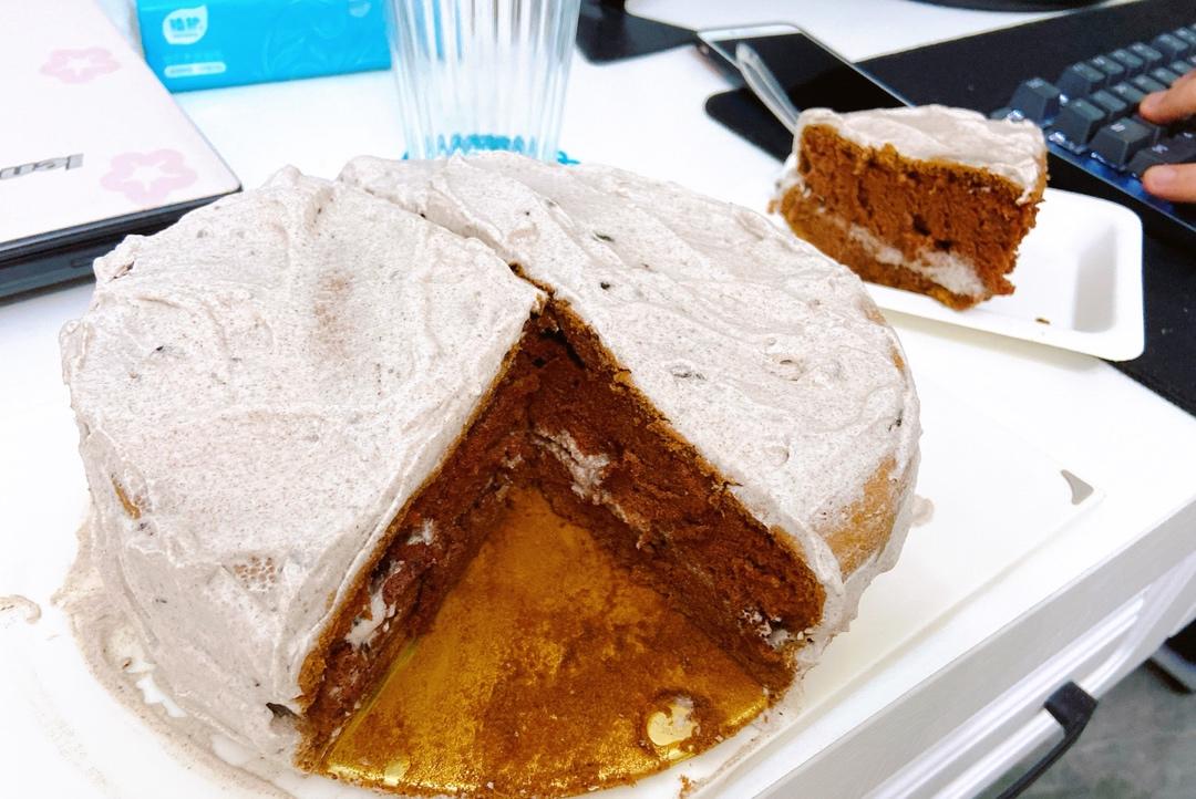 可可戚风蛋糕～8寸～百分百成功