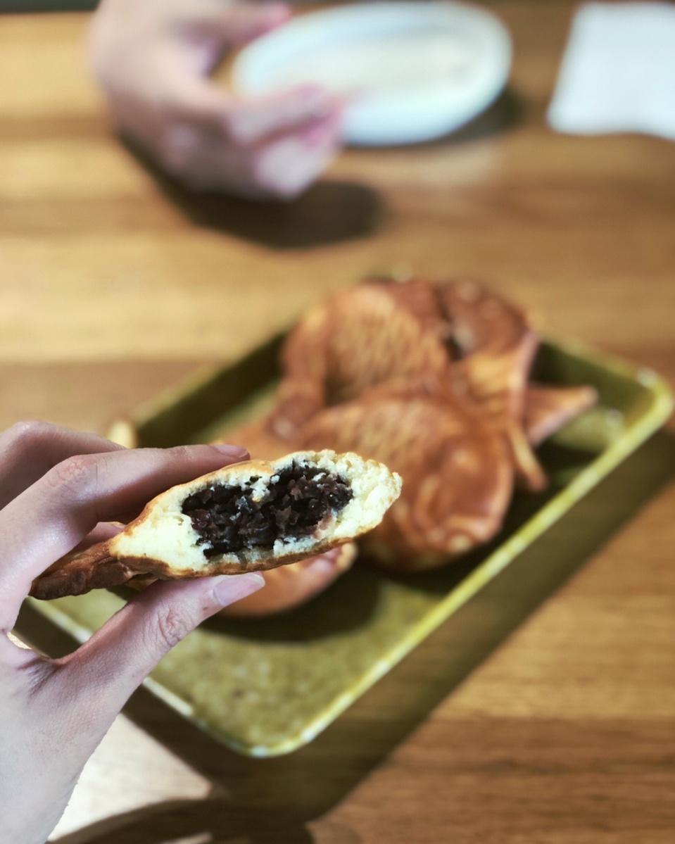 蜂蜜红豆麻薯鲷鱼烧—Kenwood松饼机