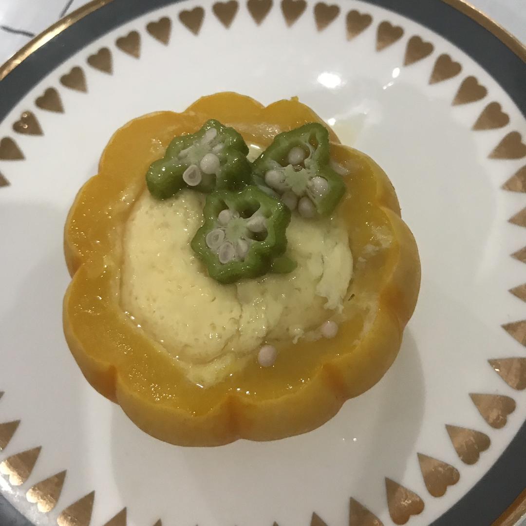 南瓜蒸蛋