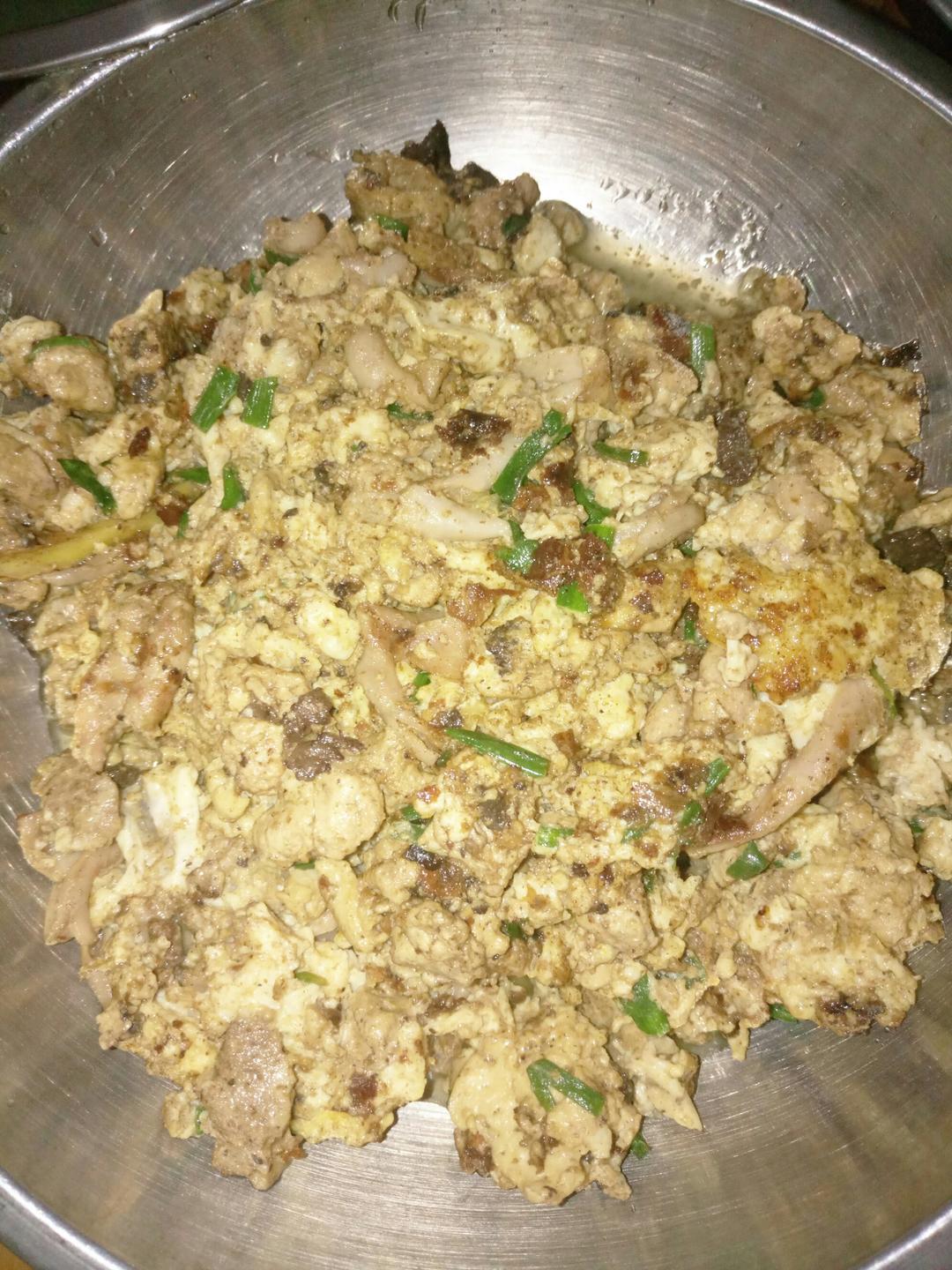 鱼肠煎蛋