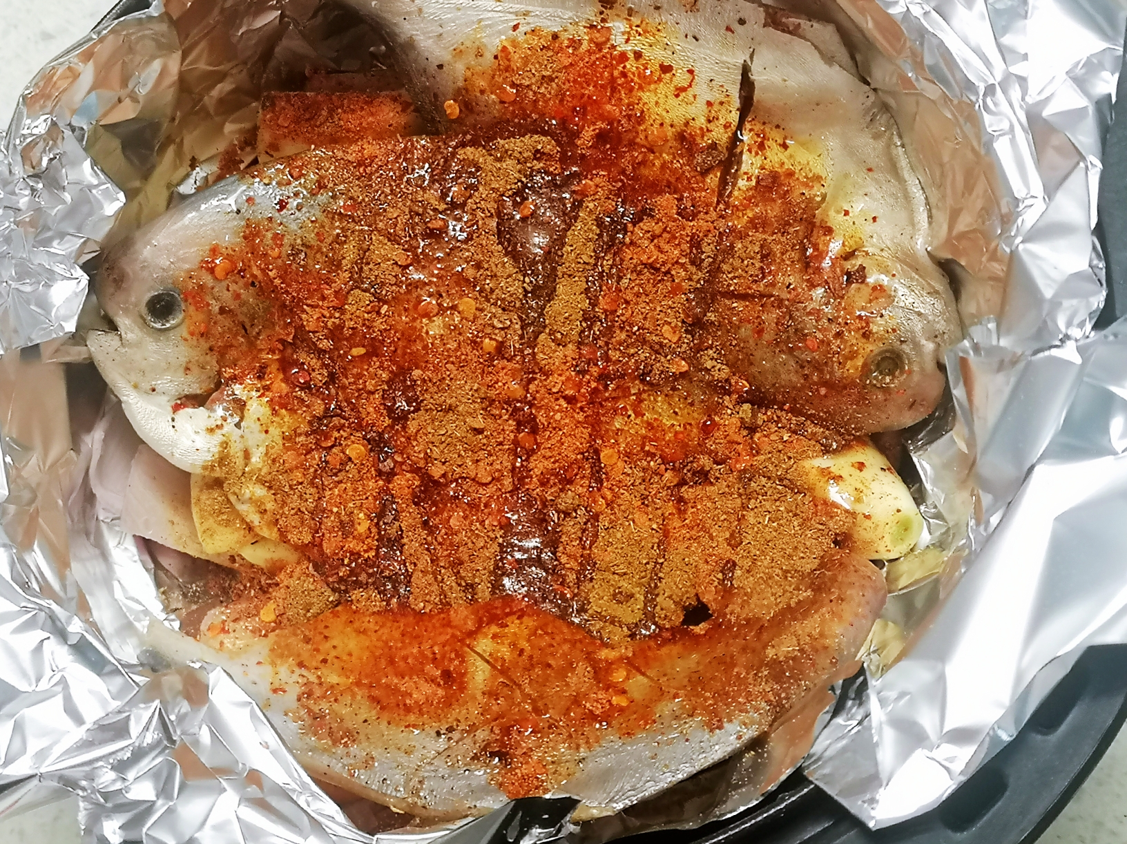 空气炸锅烤鲳鱼的做法