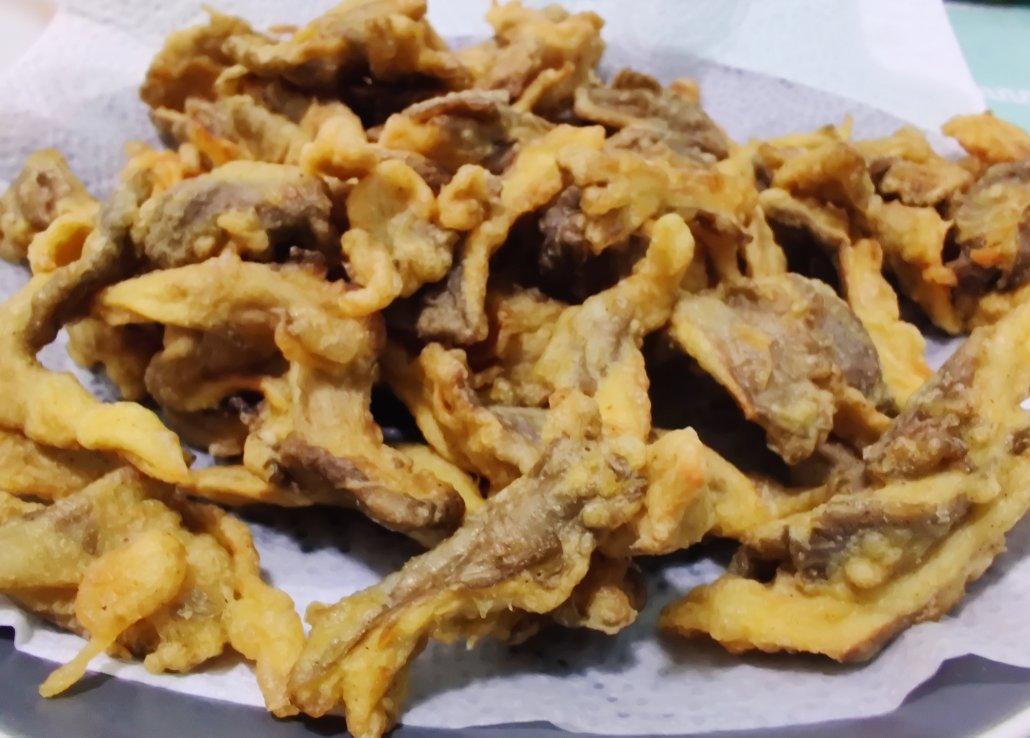 家庭版干炸蘑菇 （不用面糊，附图）