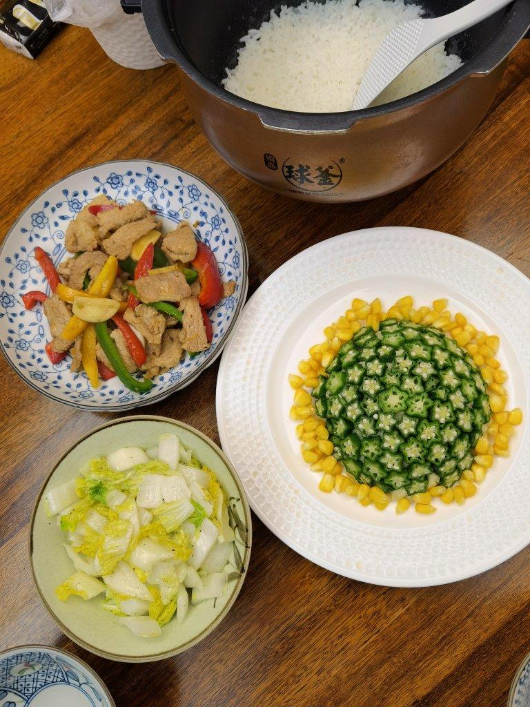 美的秋葵土豆泥