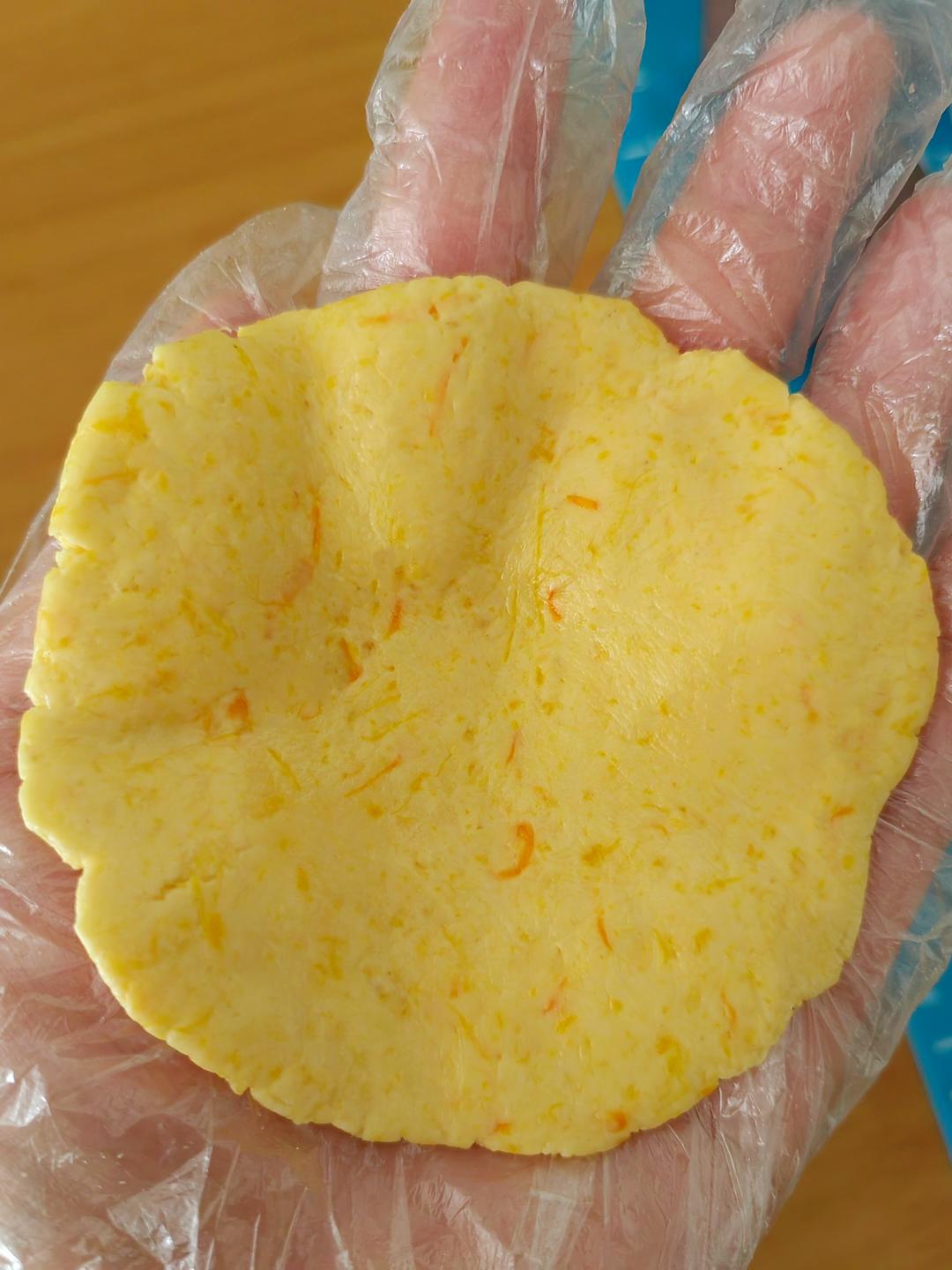 用南瓜做的南瓜豆沙包的做法 步骤18