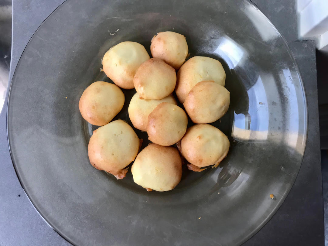 曲奇（不用低粉，普通面粉或全麦粉，植物油，6块）