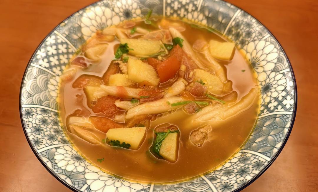 可以跟西贝媲美的莜面鱼鱼（小朋友超爱吃）