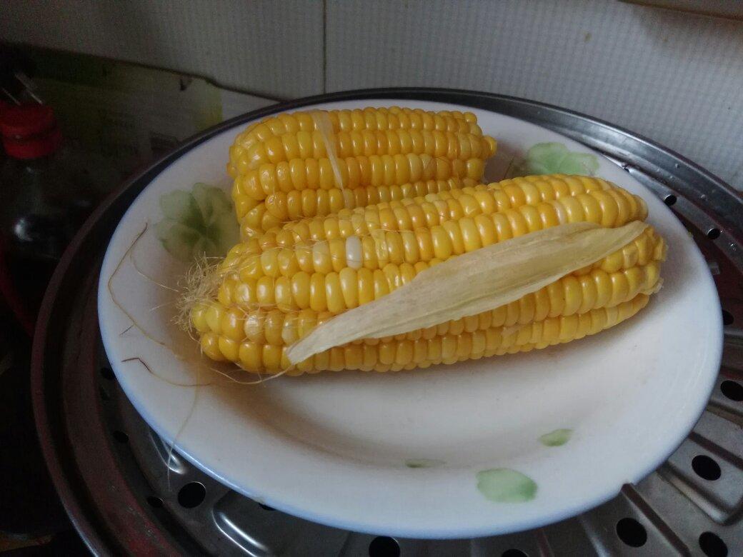 蒸玉米