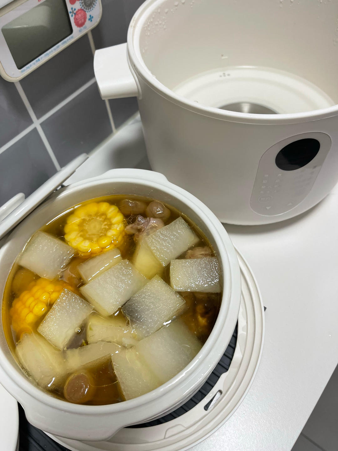 蒸出来的老鸭汤