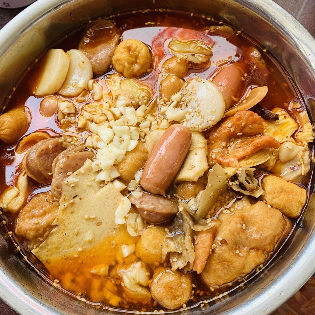 在家就可以做的简单麻辣牛油冒菜