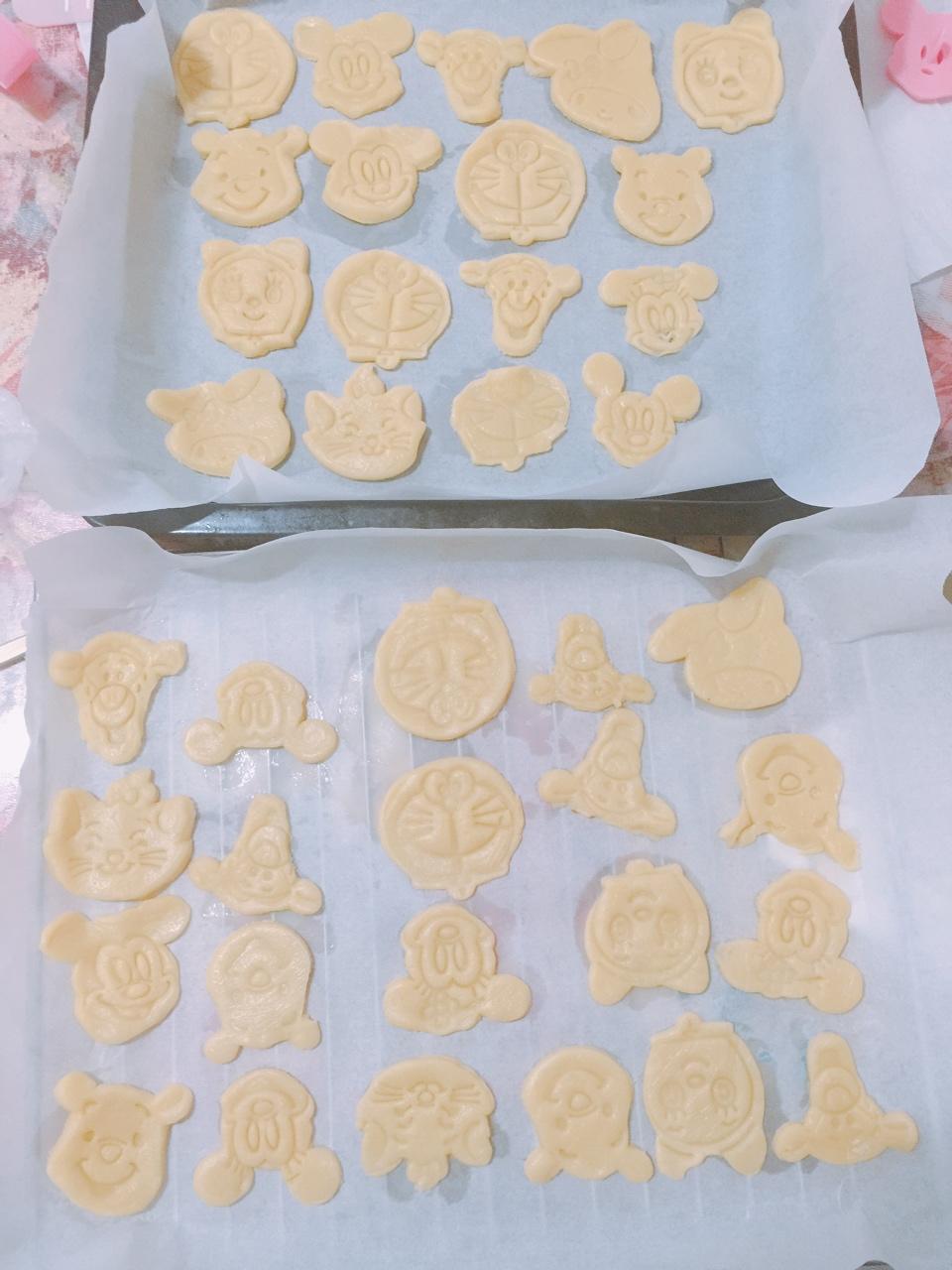 卡通黄油饼干