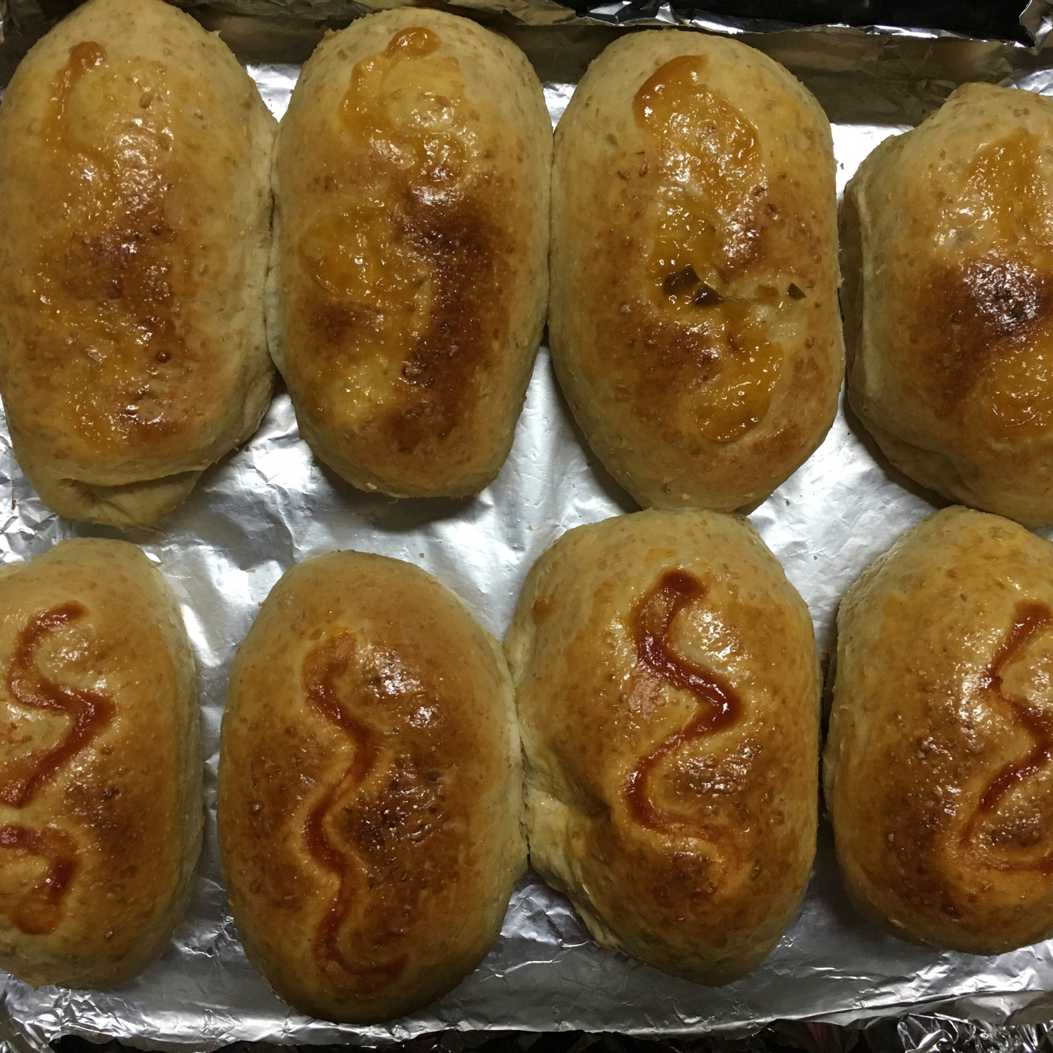 鲜奶油小餐包（一次发酵）