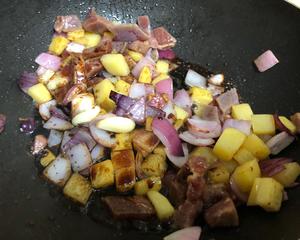 40秒台式土豆牛肉粒，添饭添饭！的做法 步骤5