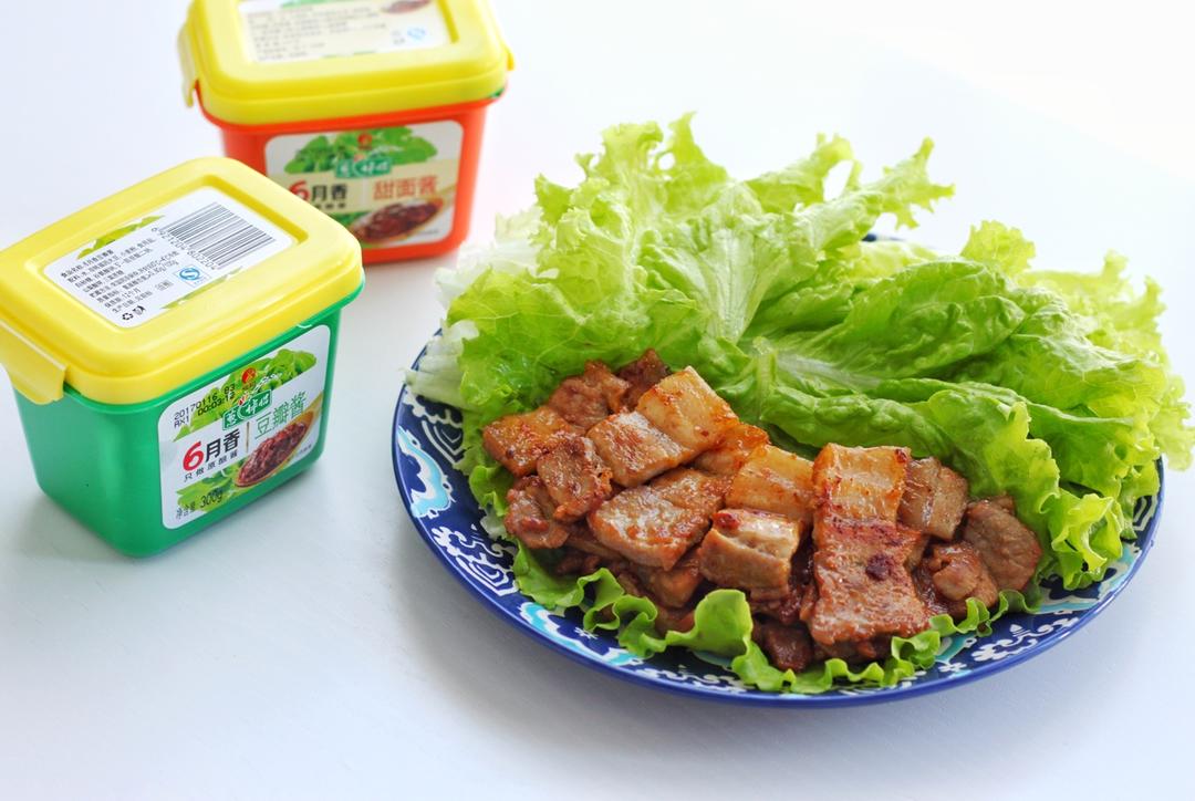 双酱香煎五花肉【葱伴侣ONLY酱版】的做法 步骤13