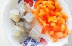 鲜虾培根芝士焗饭的做法 步骤2