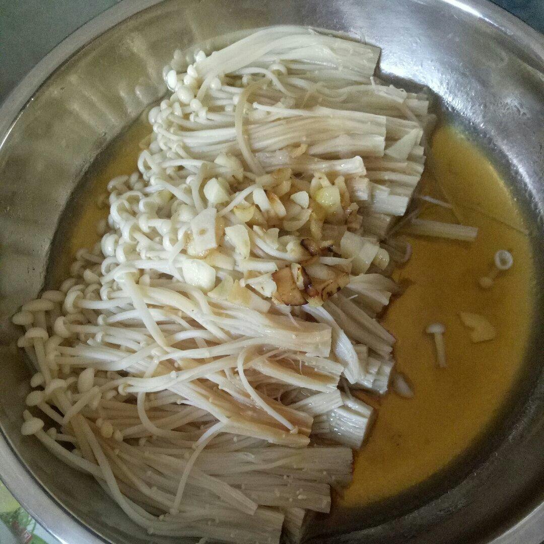 蒜蓉蒸金针菇
