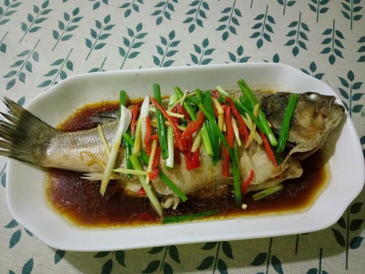超入味清蒸鱼～清蒸鲈鱼桂花鱼（家常独创）