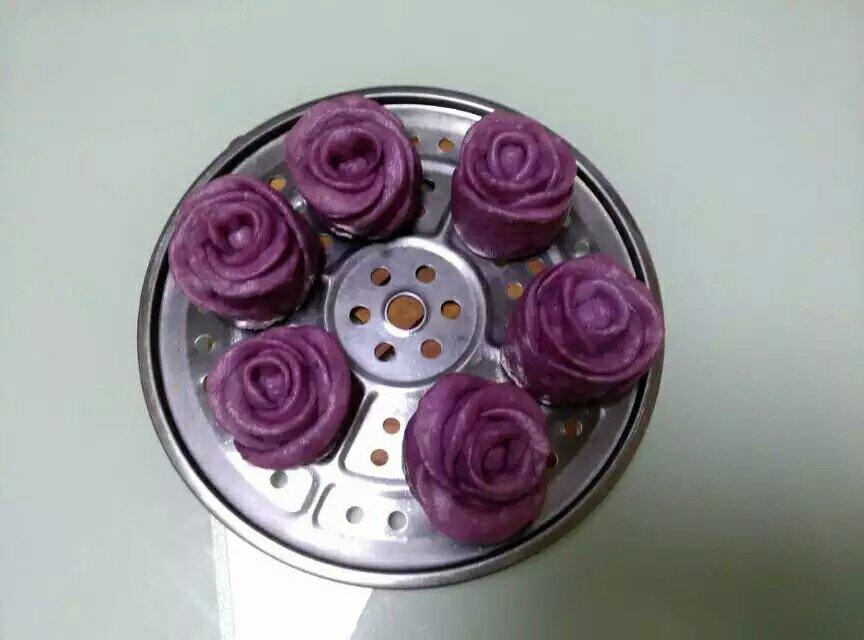 玫瑰花馒头