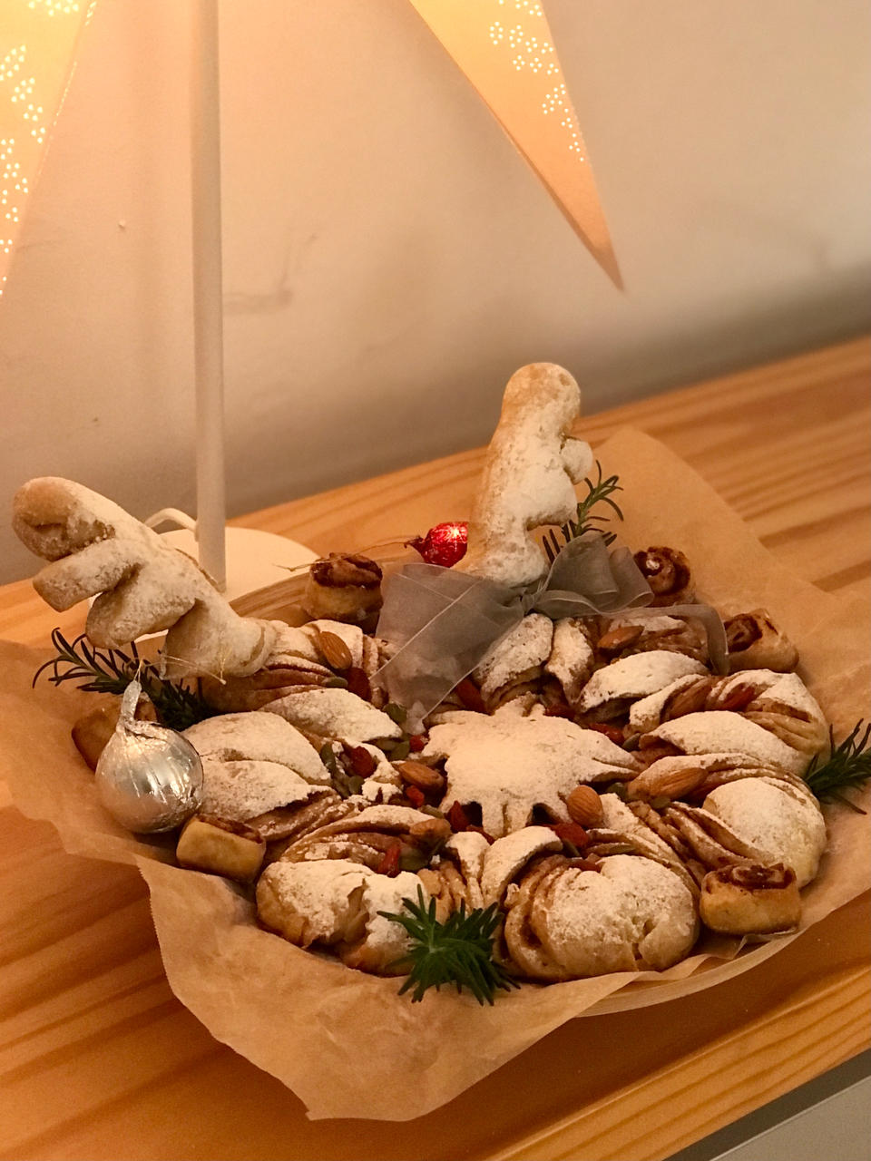 一次发酵就非常好吃的肉桂红糖苹果馅雪花面包