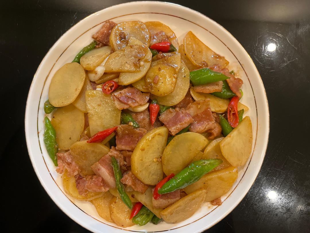 黑椒培根土豆片