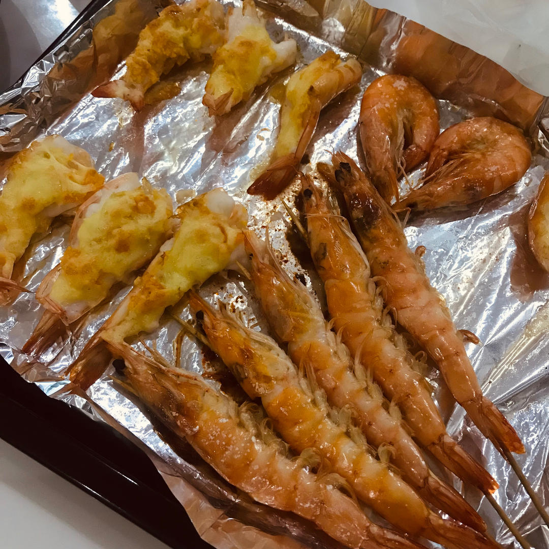 烤箱版烤大虾