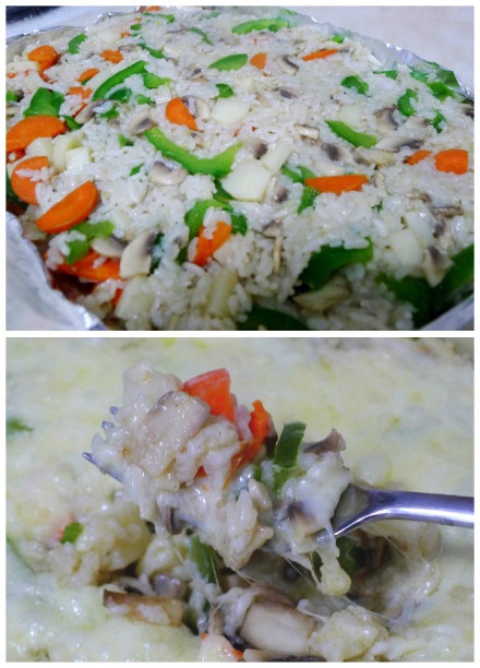 全素食奶油芝士焗饭