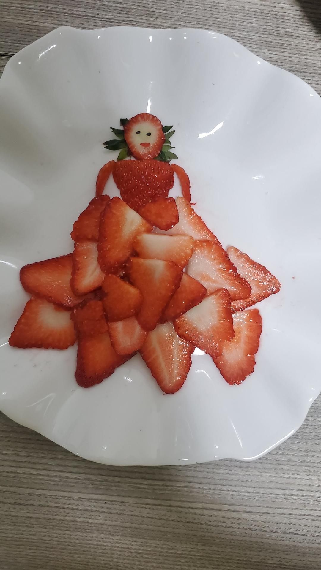 各种草莓拼盘🍓🍓创意水果拼盘持续更新