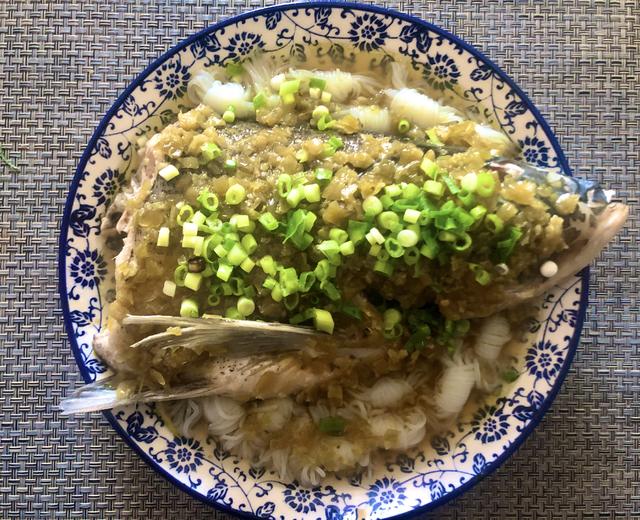 酱椒鱼头（绿茶餐厅味道）