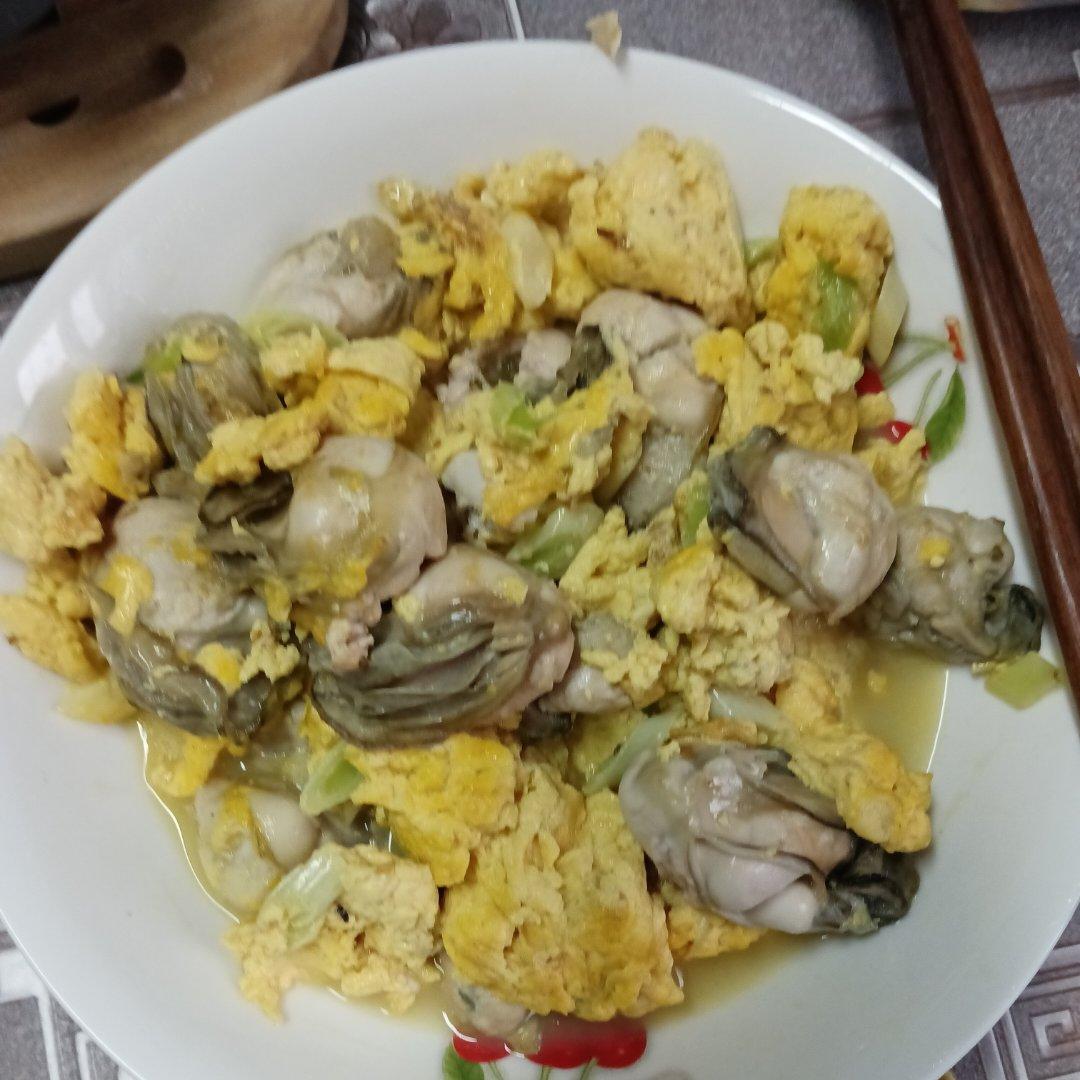 海蛎子炒鸡蛋
