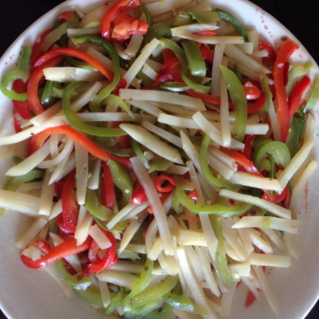 青椒土豆丝