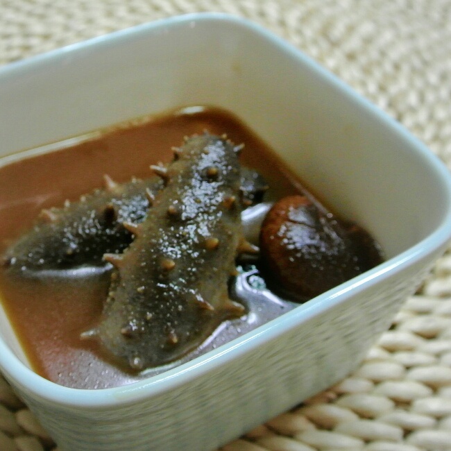 做的干贝烧海参