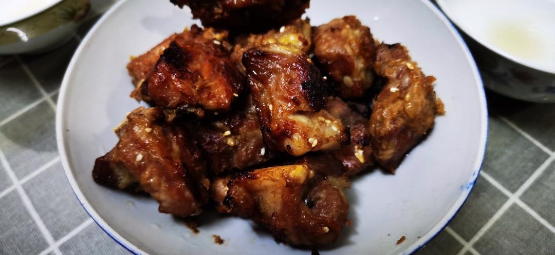蒜香吮指烤肋排 | 外焦里嫩，骨肉分离（北鼎烤箱版）