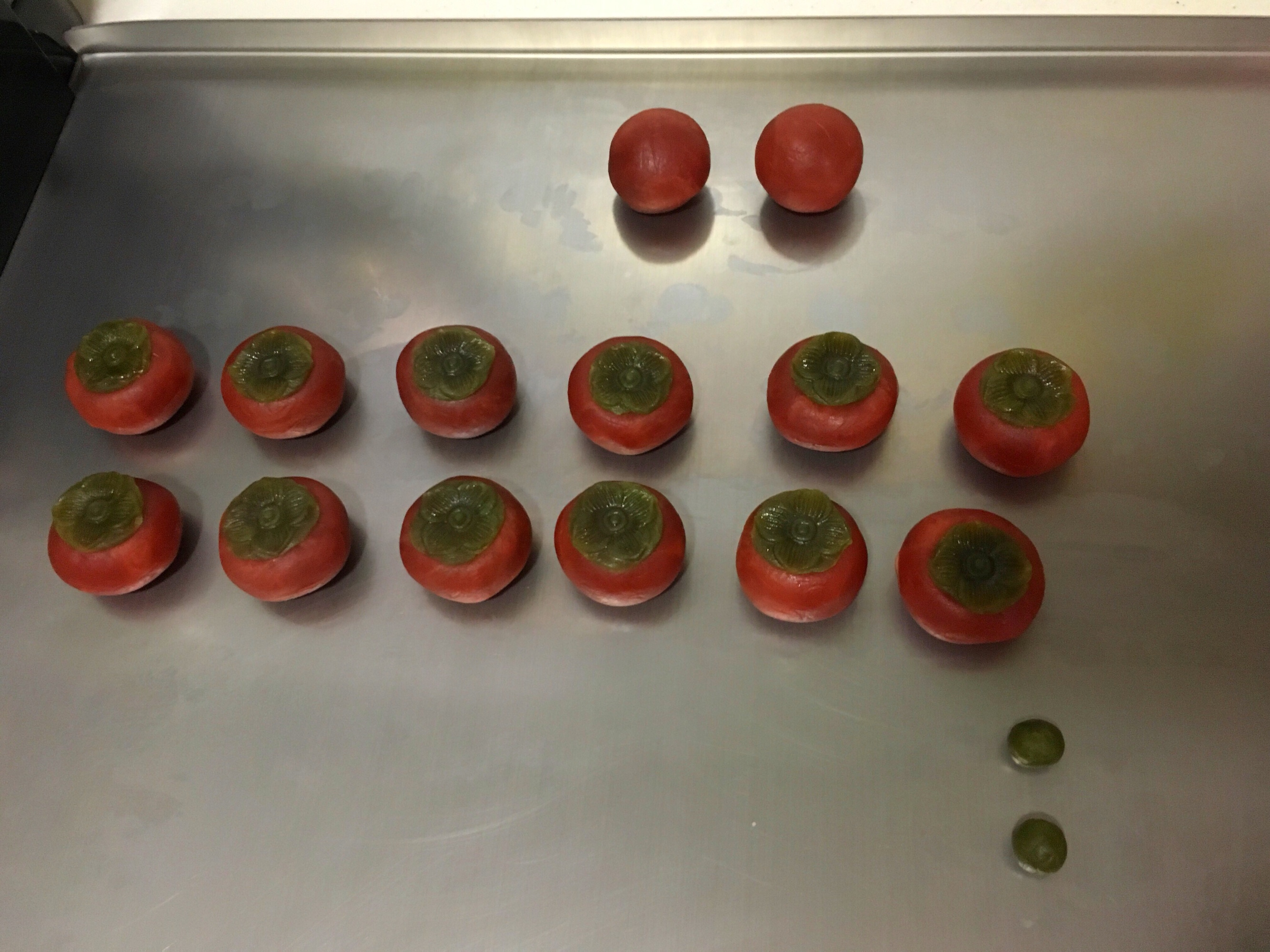 “柿柿如意”桃山月饼的做法 步骤6