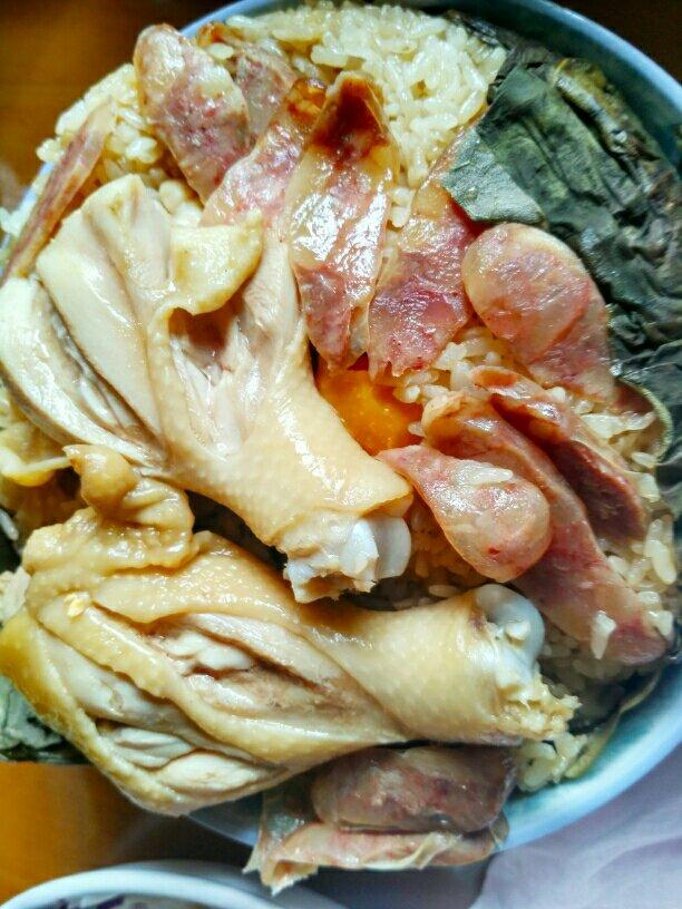 电饭煲版荷叶糯米鸡