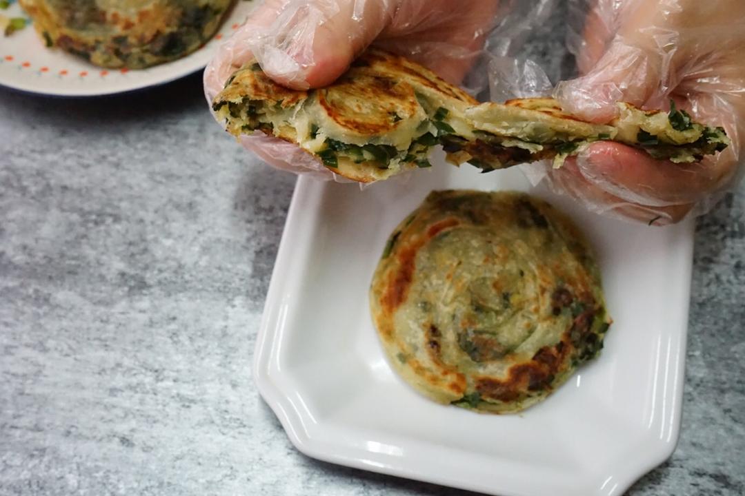 软香韭菜大饼