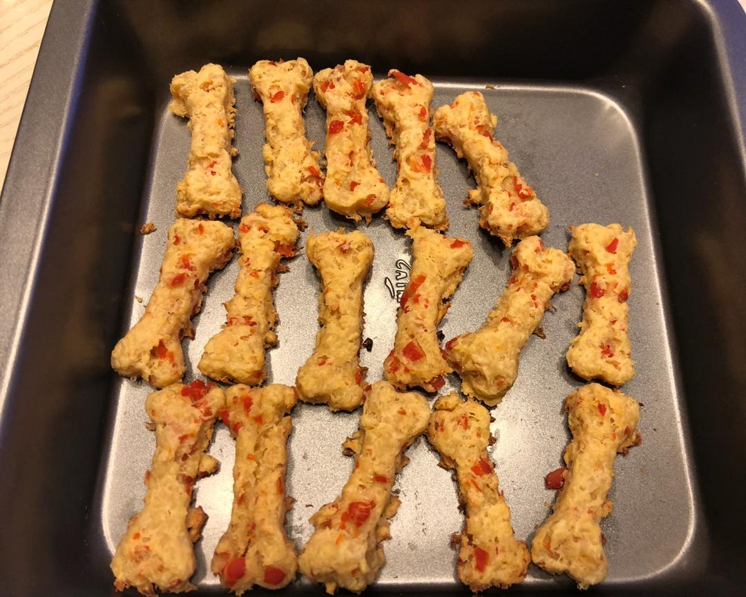 宠物饼干—胡萝卜牛肉燕麦零食饼干～