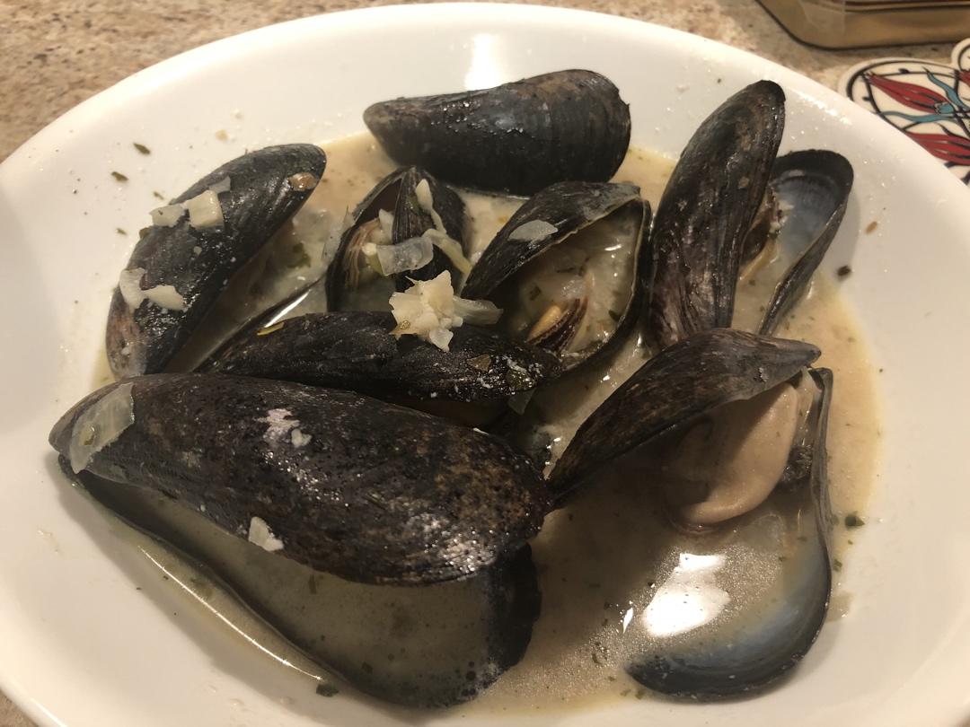 法式白葡萄酒贻贝（青口、海虹）