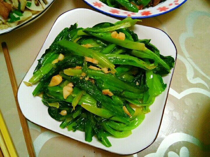 家庭版蒜蓉油麦菜