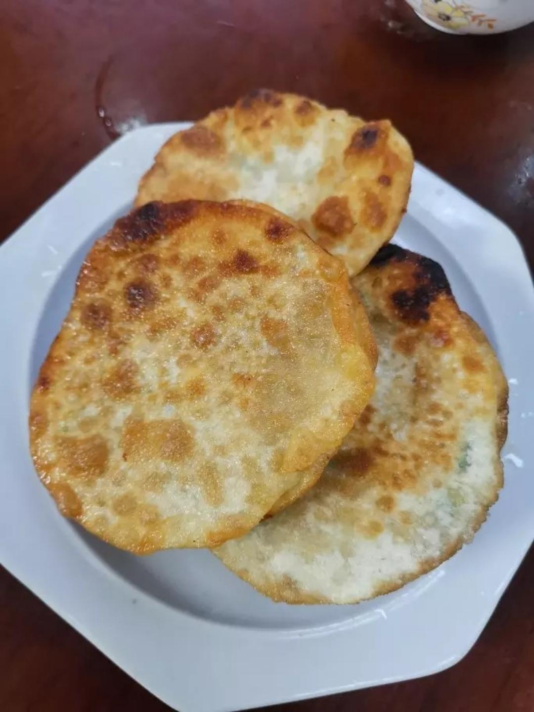 饺子皮葱油饼