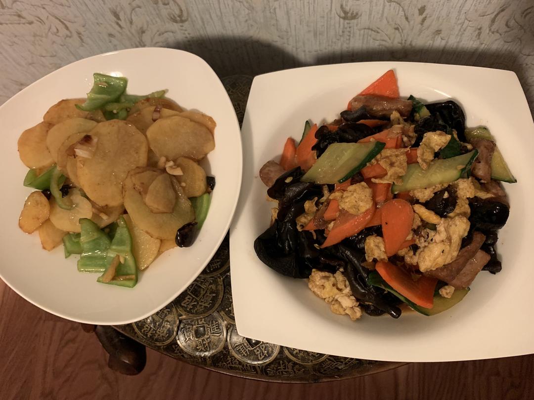 家常炒土豆片