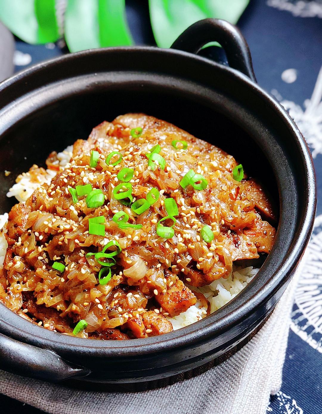 牛排🥩盖饭的做法