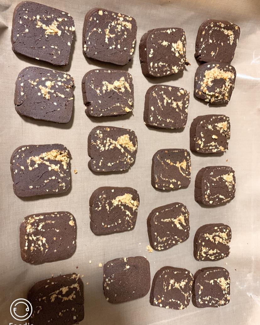 可可核桃饼干
