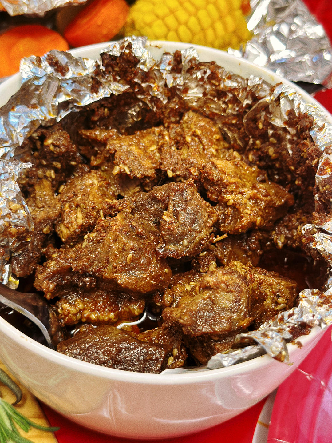 香辣手撕牛肉干