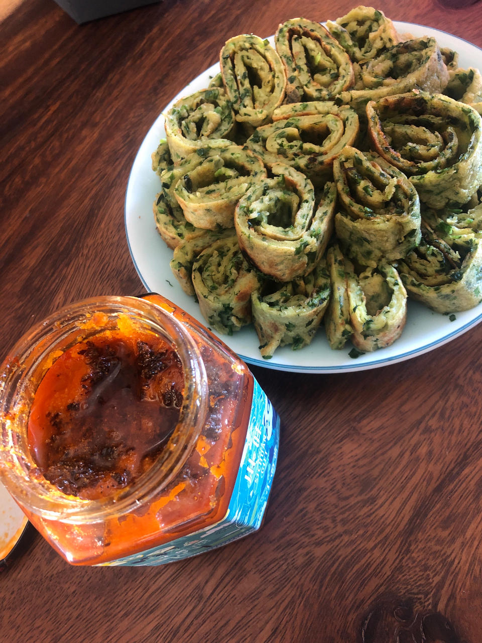 最好吃的韭菜鸡蛋饼/简单美味的早餐饼