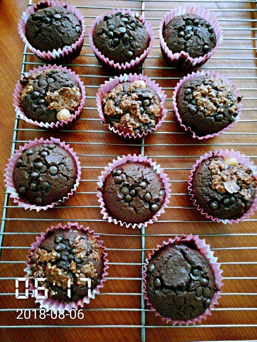 浓郁巧克力马芬