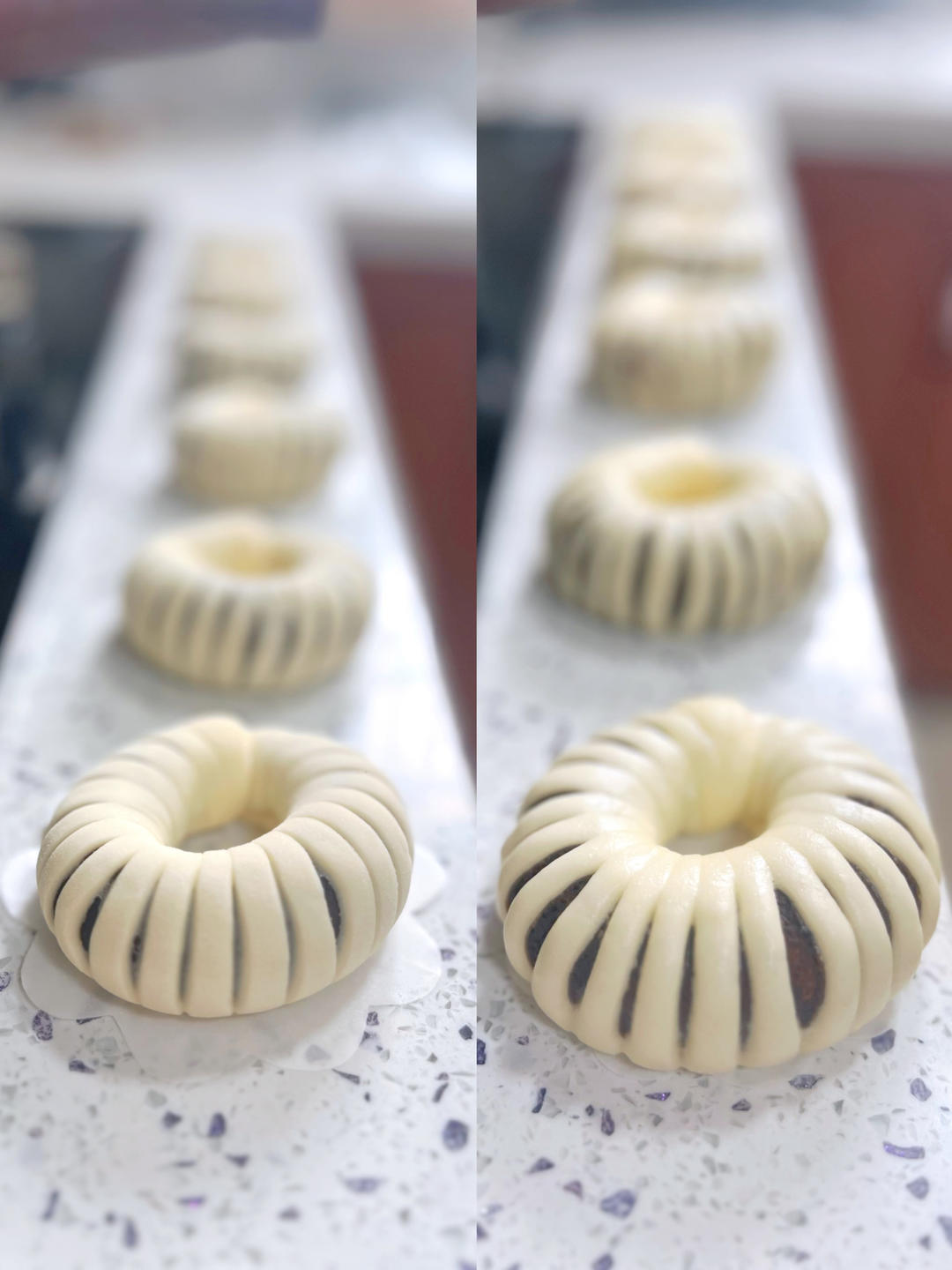 小灯笼豆沙卷 豆沙包 超治愈 一次醒发 附整形细节视频