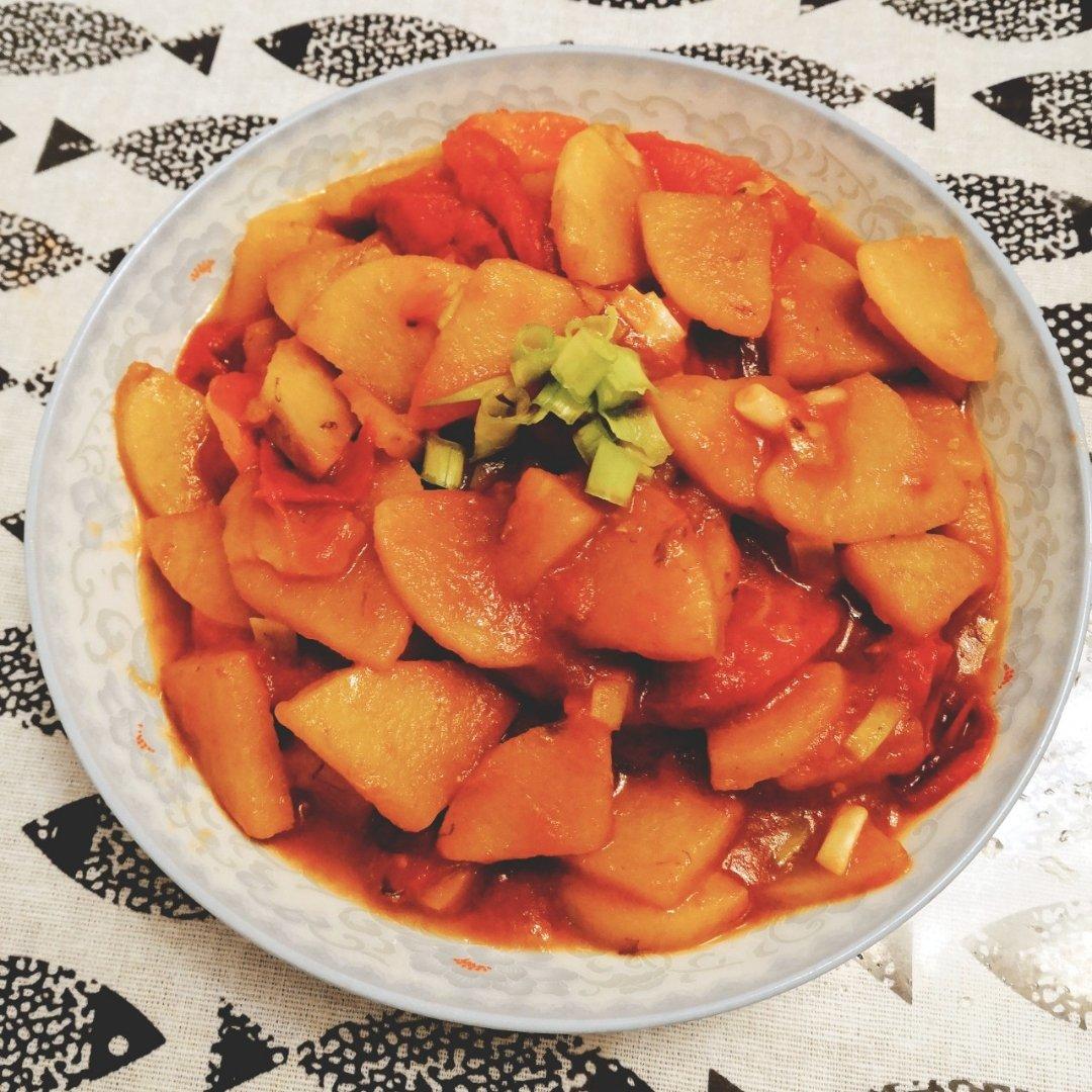 西红柿炒土豆